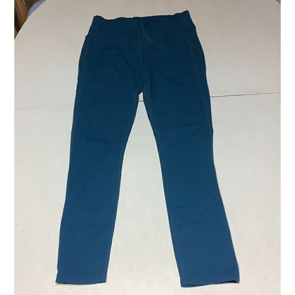 Women's Baleaf Workout Leggings Pants Pockets Yoga Size Medium Blue